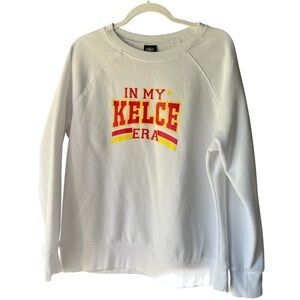 Taylor Swift. In my Kelce Era sweatshirt. XL